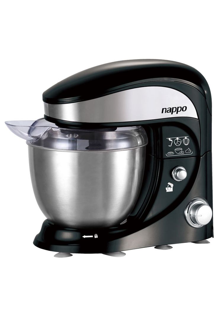 Batidora Planetaria Nappo 500W Con Bowl De Acero 4L-0