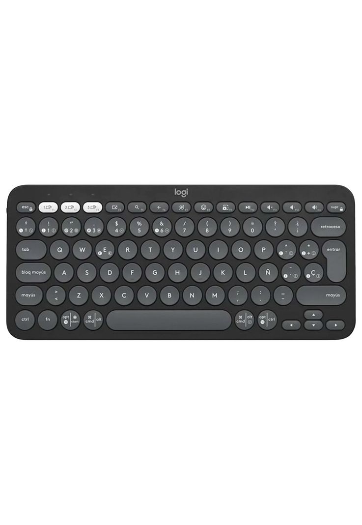 Teclado Logitech Pebble Keys 2 K380S Negro-0