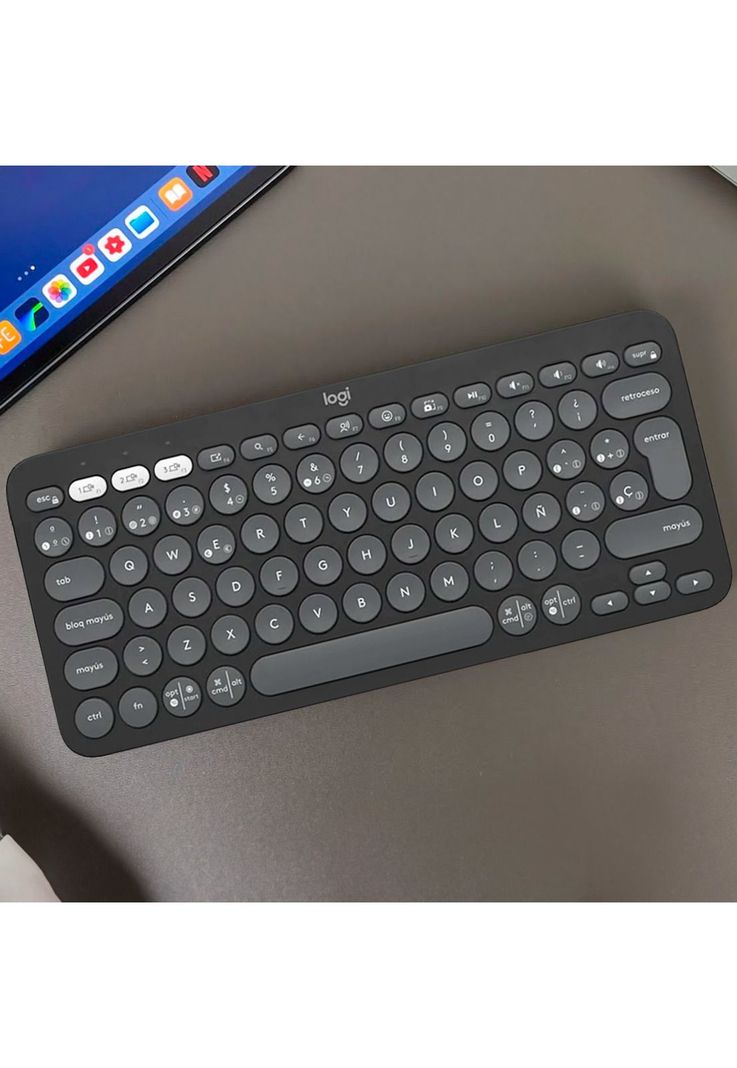 Teclado Logitech Pebble Keys 2 K380S Negro-6