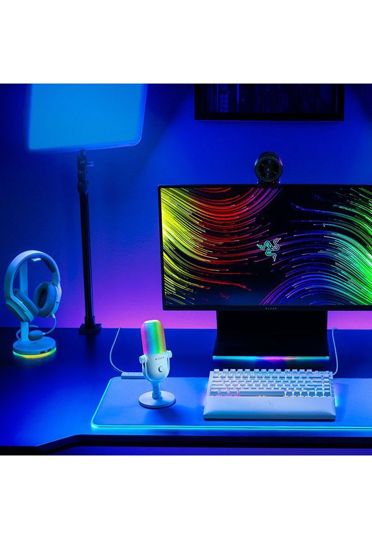 Micrófono Gamer Razer Seiren V3 Chroma Mercury-5