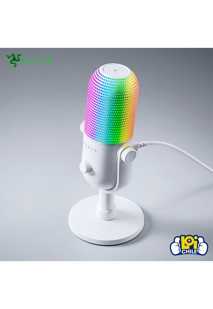 Micrófono Gamer Razer Seiren V3 Chroma Mercury-6