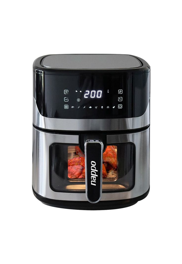 Freidora de Aire Digital Nappo Turbo Fryer XL 7L 1600w Visor-0