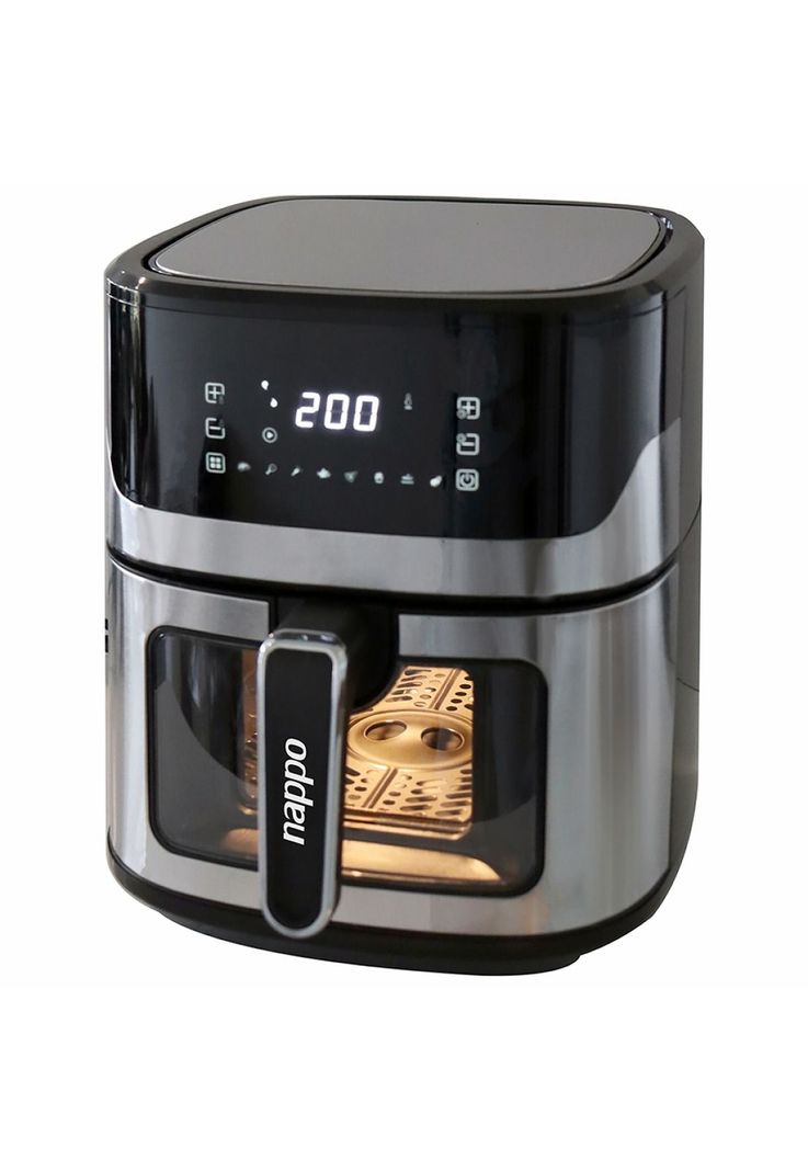 Freidora de Aire Digital Nappo Turbo Fryer XL 7L 1600w Visor-1