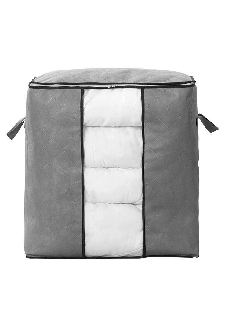 Pack 4 Cajas Organizadoras DecoTeam Tela con Visor 46x28x48-1