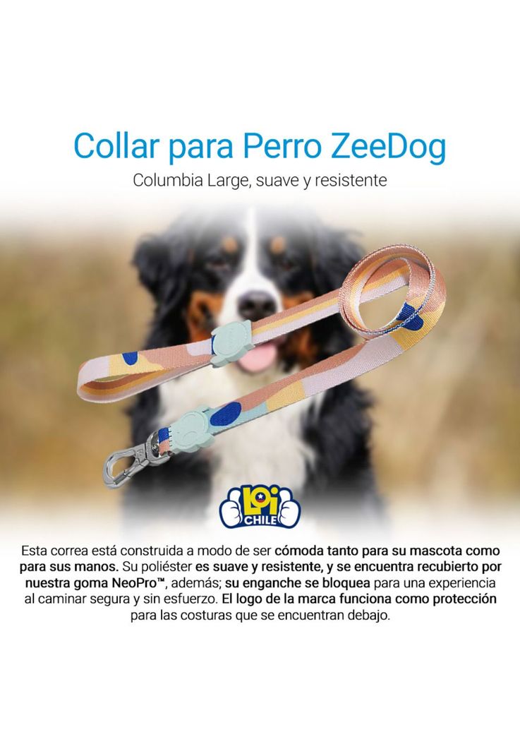 Correa Para Perro Zedoog Columbia Large-1