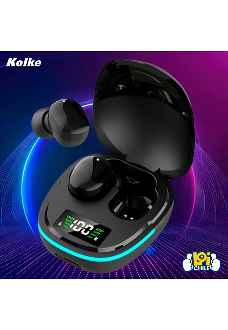 Audífonos TWS Kolke Bluetooth Display LED Estuche Cargador-3