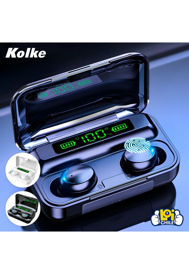 Audífonos TWS Kolke Inalámbricos Control Touch Display Led-2