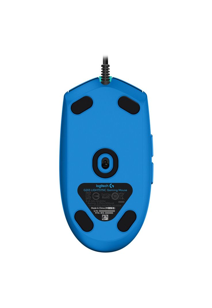 Mouse Gamer Logitech G203 Lightsync Azul-4