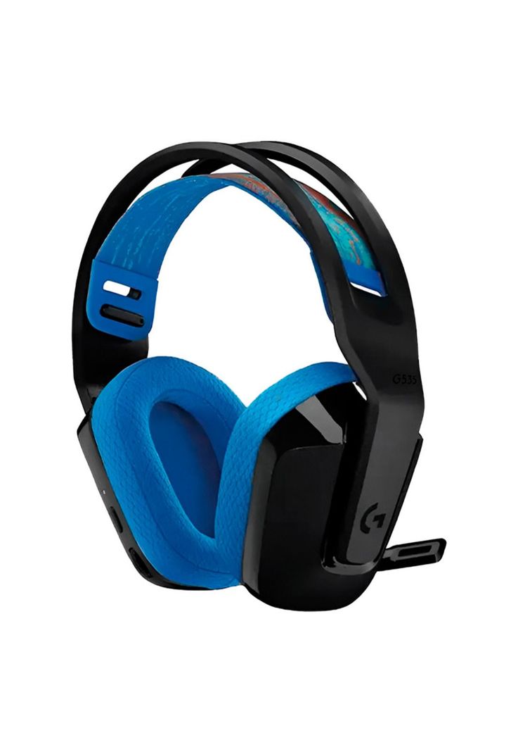 Audífonos Gamer Logitech G G535 Lightspeed Negro y Azul-1