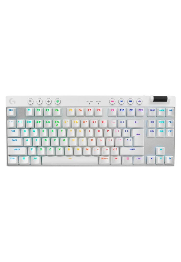 Teclado Logitech G Pro X TKL Lightspeed Inalámbrico Blanco-0