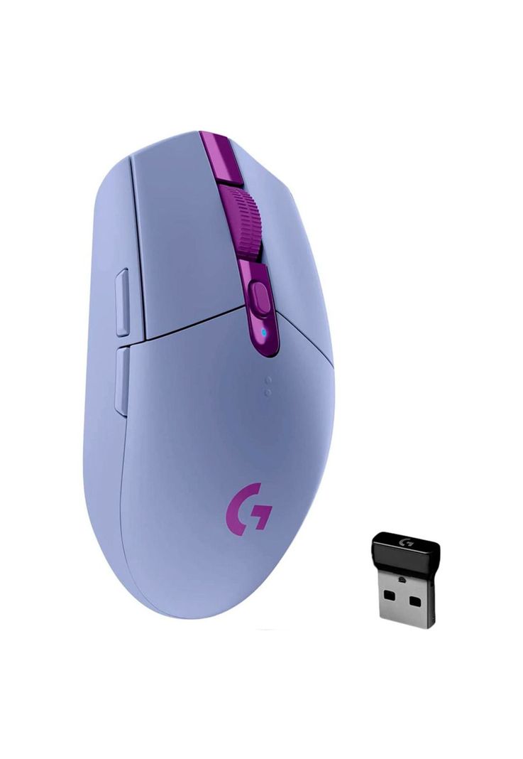 Mouse Gamer Inalámbrico Logitech G305 Lila-1