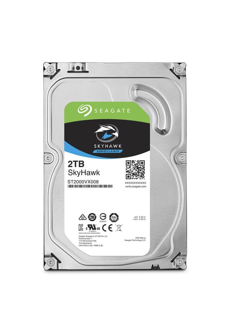Disco Duro Seagate SkyHawk 2TB Para Cámaras de Seguridad 3.5\