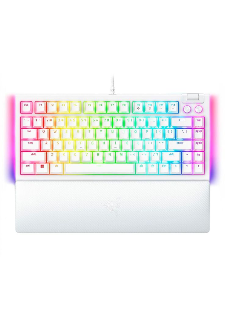 Teclado Gamer Razer Blackwidow V4 75% Switch Orange Mercury-0