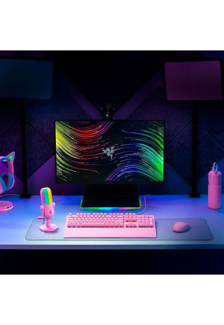 Micrófono Gamer Razer Seiren V3 Chroma Quartz-3