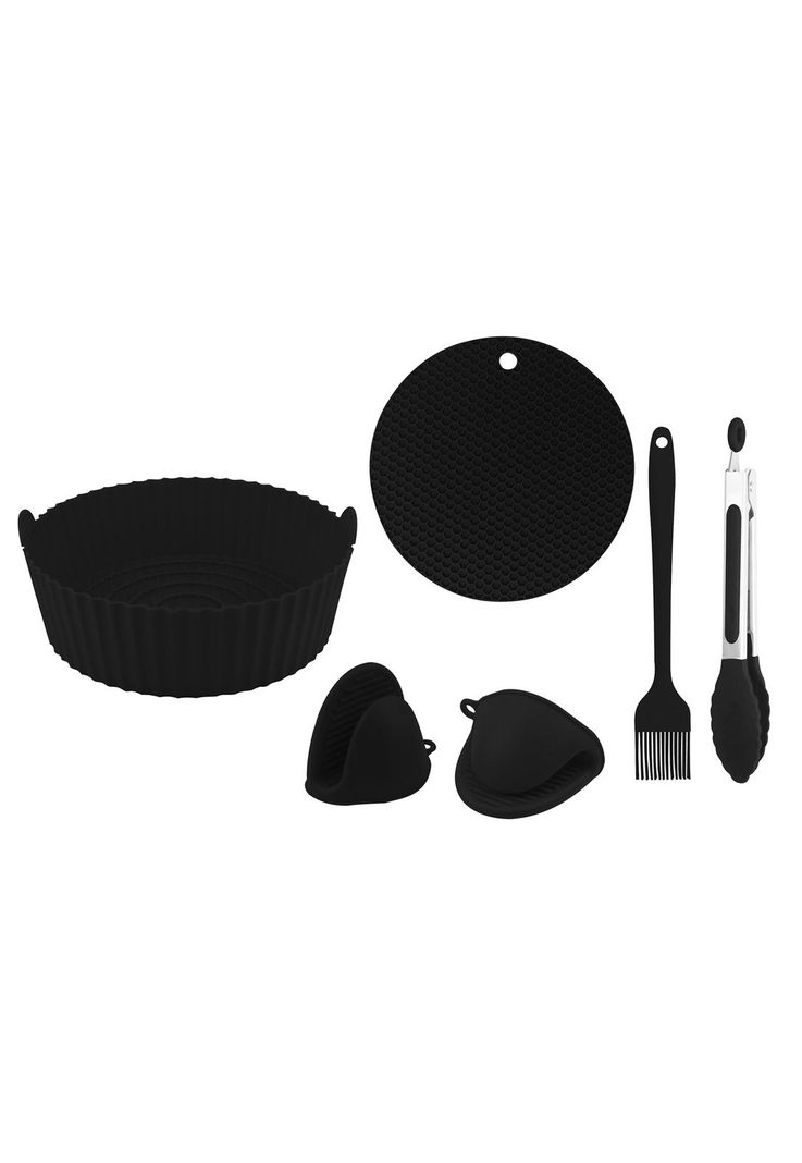 Set De Utensilios Para Freidoras De Aire 6 Piezas Redondo-0