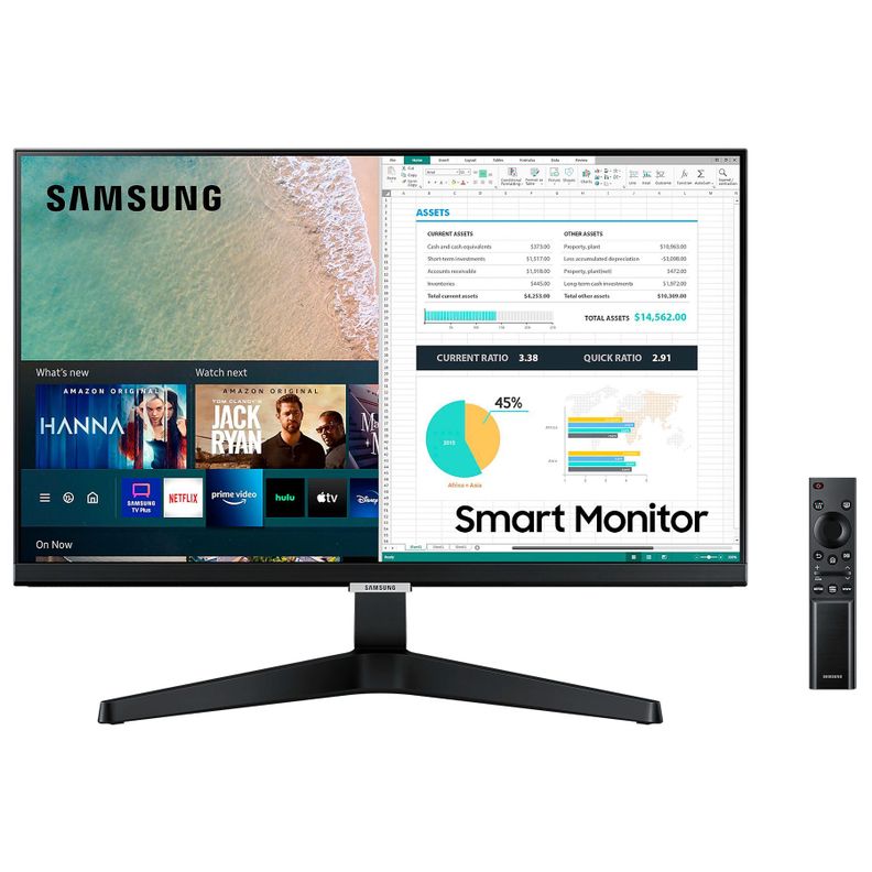 Monitor Smart TV Samsung 24" Full HD IPS 60Hz 14ms Wifi -0