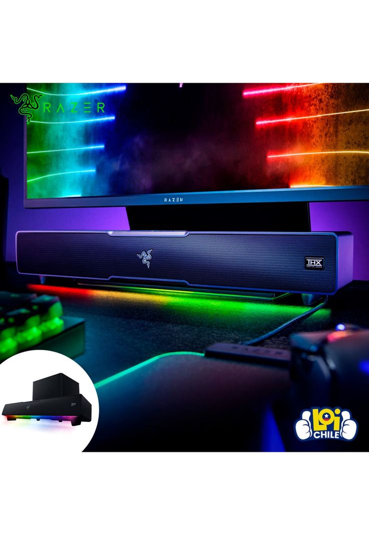 Parlante Gamer Razer Leviathan V2 Subwoofer 65w Bluetooth-3