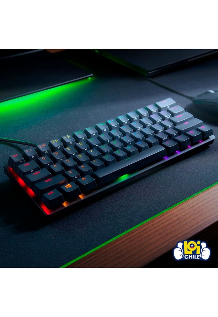 Teclado Gamer Razer Huntsman Mini Black Purple Switch-4