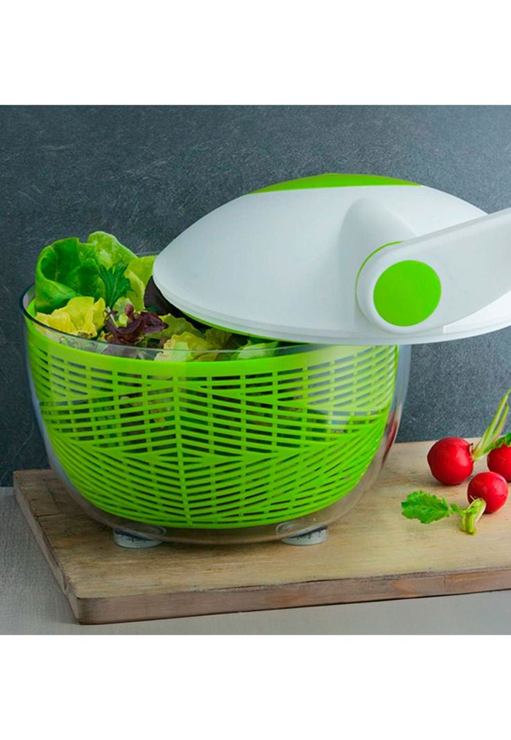 Centrifugador Secador de Lechuga Verduras Frutas Escurridor-4