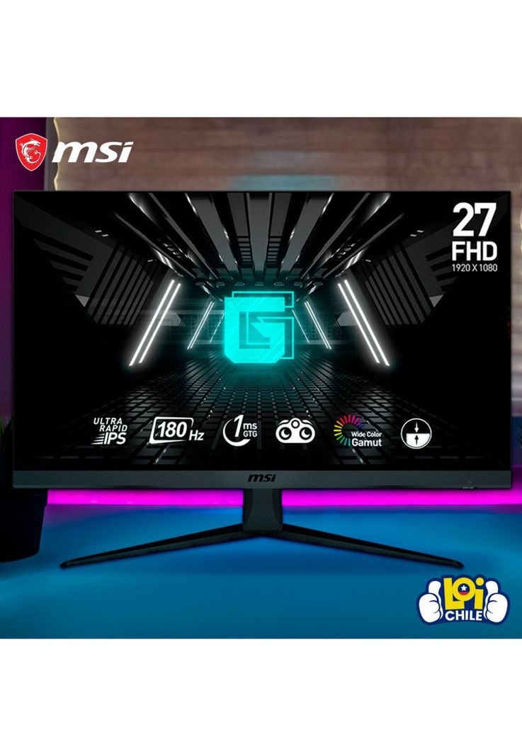 Monitor Gamer MSI 27" Rapid IPS 180Hz  1Ms G2712F-5