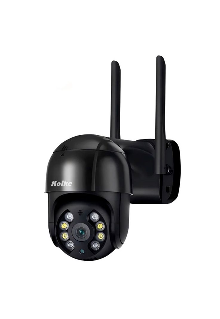 Camara de Seguridad Kolke PTZ 3MP Vision Nocturna Color Negro