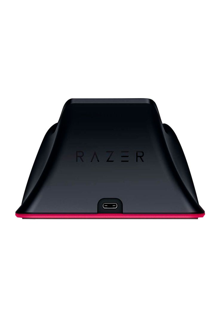 Base De Carga Rápida Razer Para Control Ps5 Rojo-3