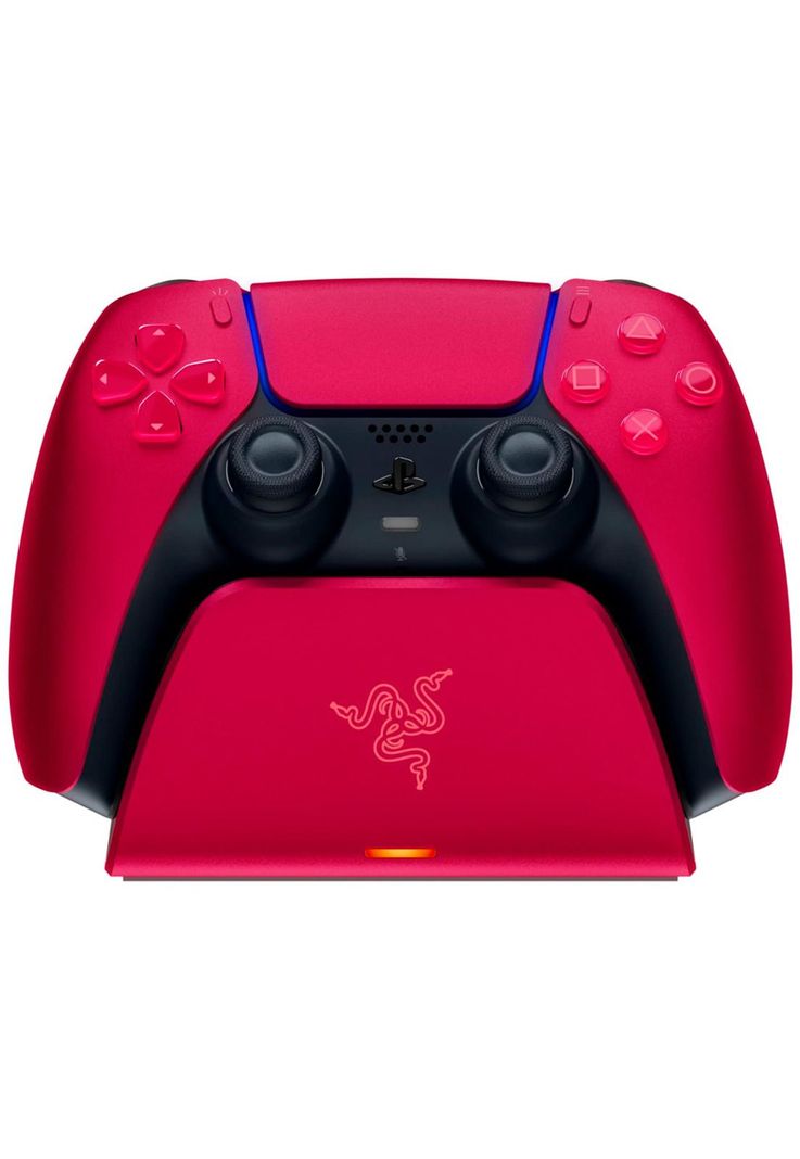 Base De Carga Rápida Razer Para Control Ps5 Rojo-4