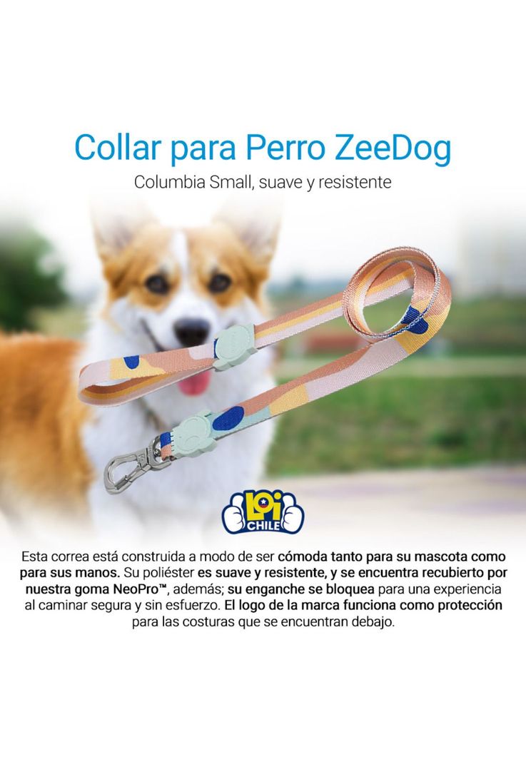 Correa Para Perro Zedoog Columbia Small-1