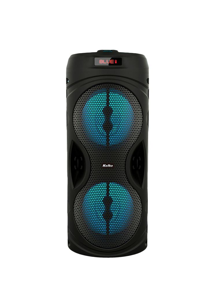 Parlante Inalambrico Kolke Ilux Bluetooth 80w RGB Microfono Negro