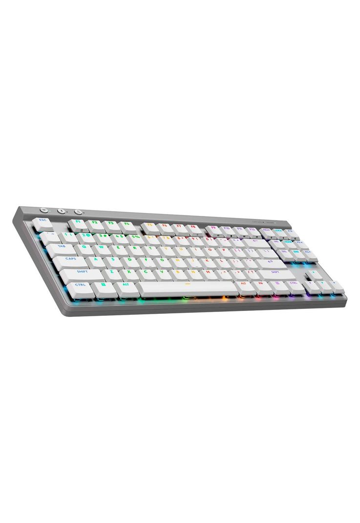 Teclado Gamer Logitech G G515 Lightspeed TKL Wireless Blanco-2