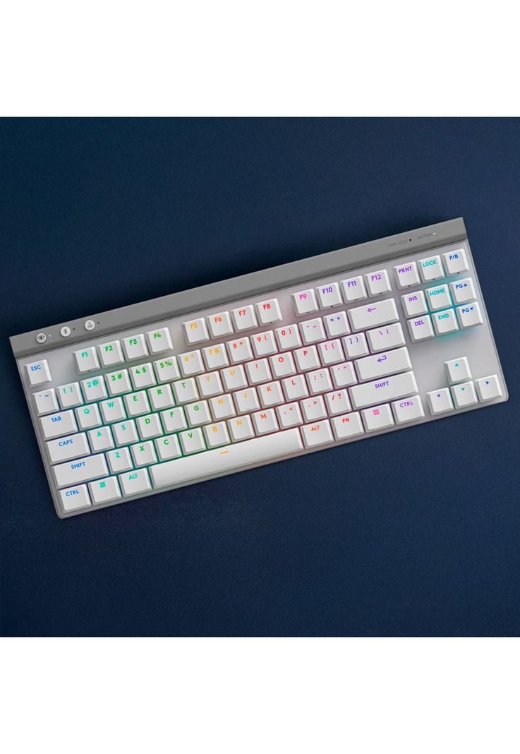 Teclado Gamer Logitech G G515 Lightspeed TKL Wireless Blanco-5