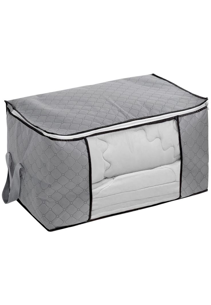 Pack 4 Cajas Organizadoras DecoTeam Tela con Visor 60x35x40-1
