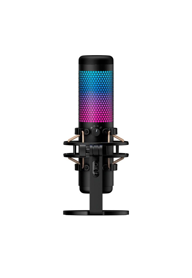 Micrófono Profesional Gamer Hyperx Quadcast S RGB Negro-2