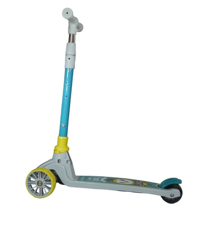 Scooter Monopatín Niños Gris Verde-3