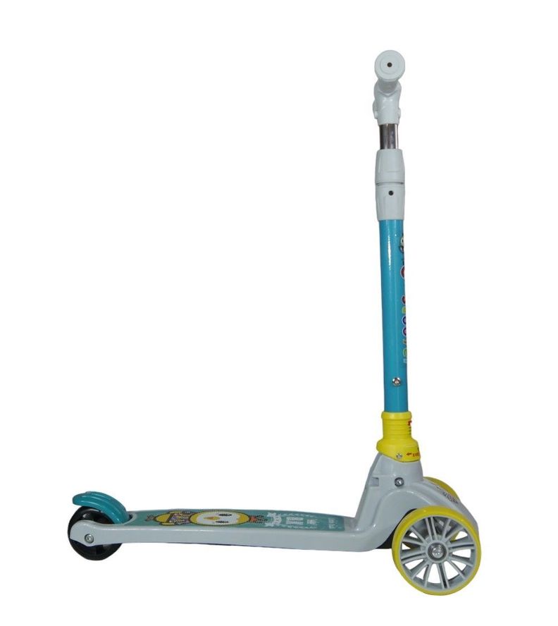 Scooter Monopatín Niños Gris Verde-4