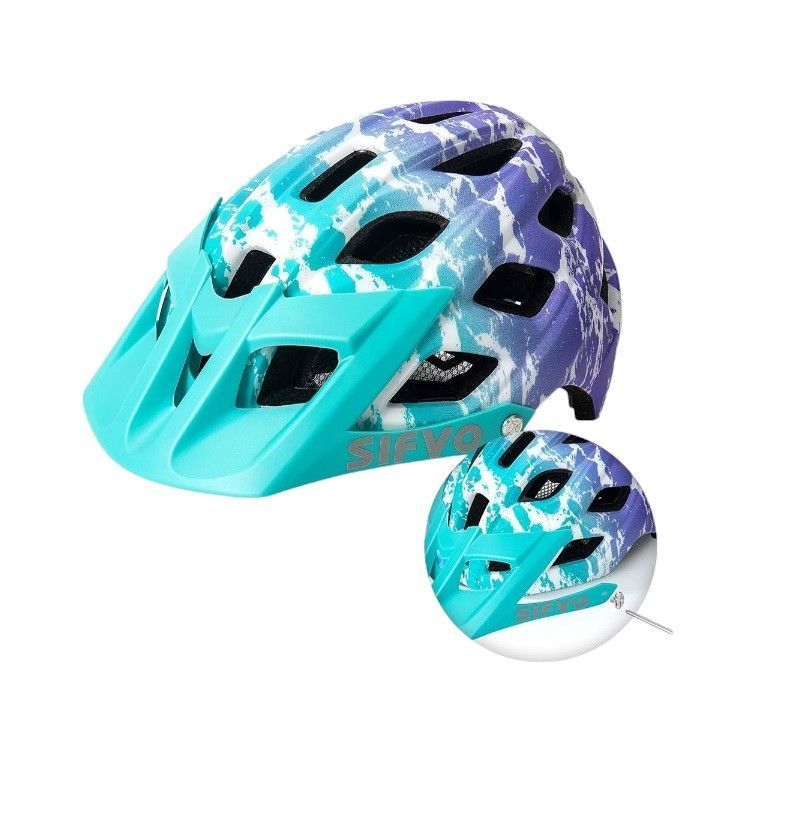 Casco Bicicleta Niños Sifvo Calipso Lila	-1