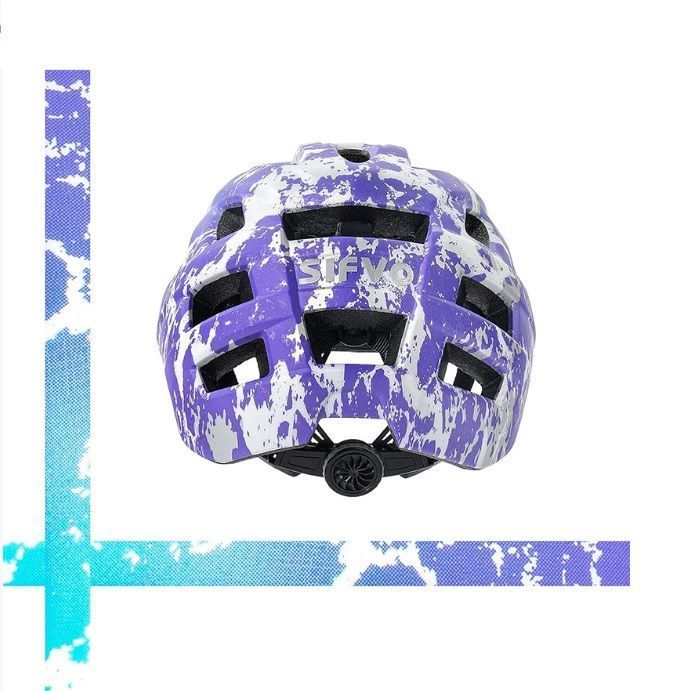 Casco Bicicleta Niños Sifvo Calipso Lila	-2