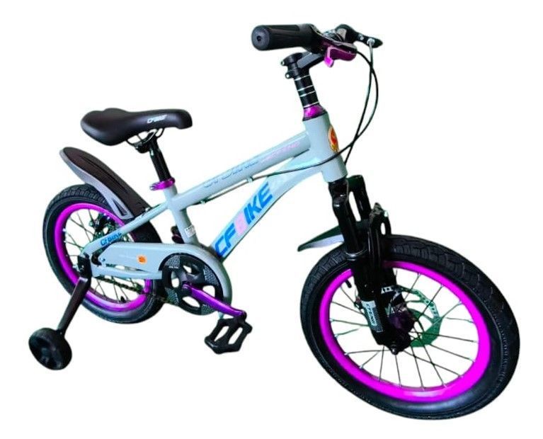 Bicicleta Aro 16  CfBike Cfeng Con Freno Disco Gris.-1