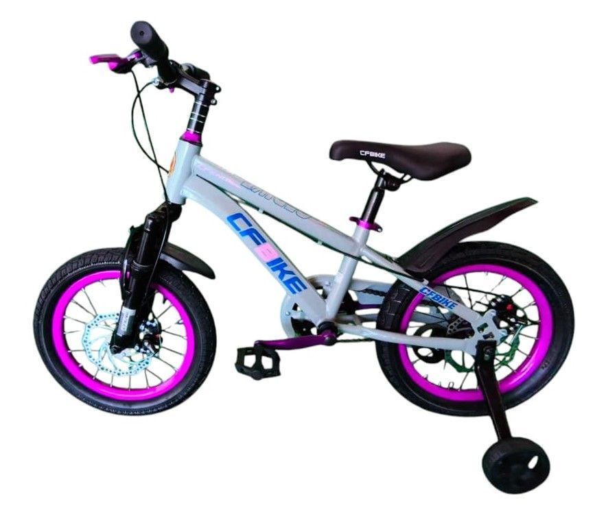 Bicicleta Aro 16  CfBike Cfeng Con Freno Disco Gris.-3