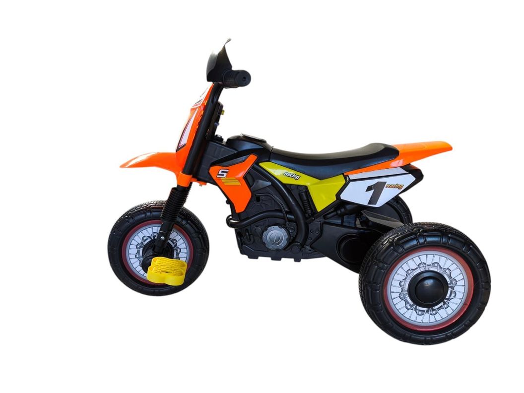 Triciclo Infantil Tipo Moto 3 Ruedas Naranjo-3