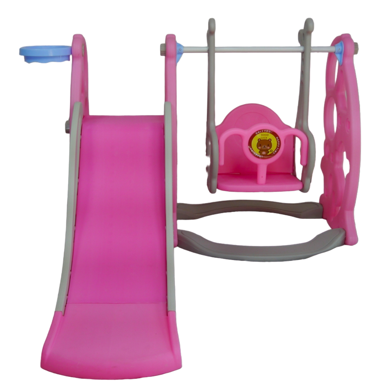 Resbalin 3 EN 1 Outdoor Columpio + Resbalin +Aro Basquetbol Con Recibidor-1