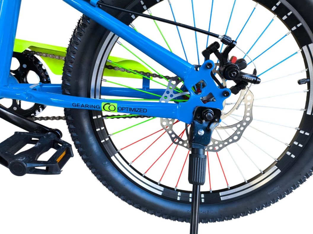 Bicicleta Aro 20  Cfeng Con Freno Disco Azul-5