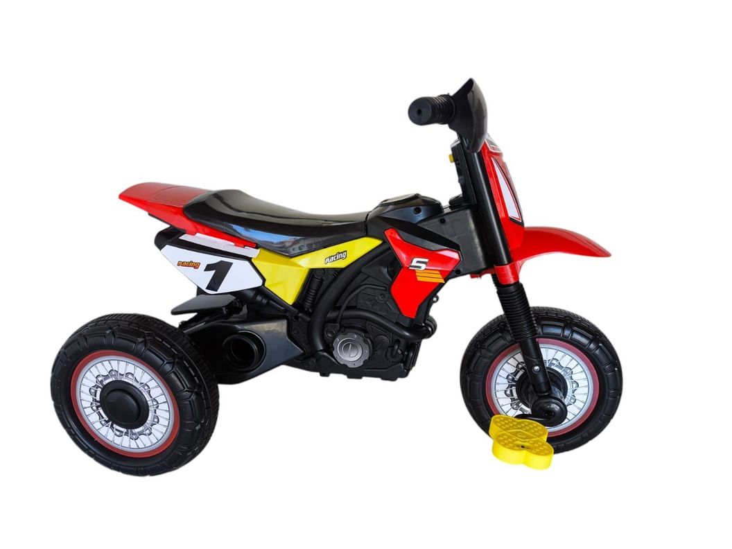 Triciclo Infantil Tipo Moto 3 Ruedas Rojo-0