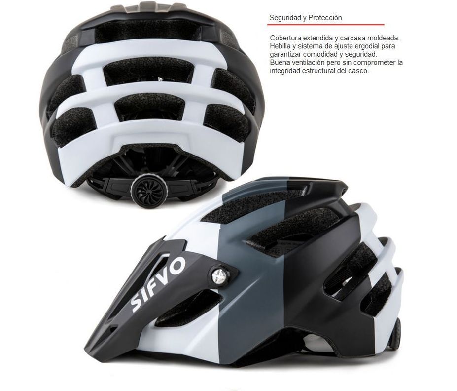 Casco Bicicleta Adulto Sifvo Tricolor-6