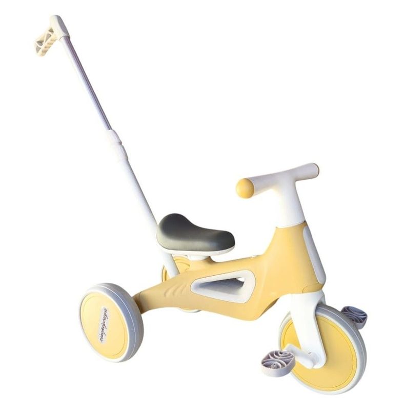 Triciclo Infantil Multifuncional 5 en 1 con Pedales Amarillo-0