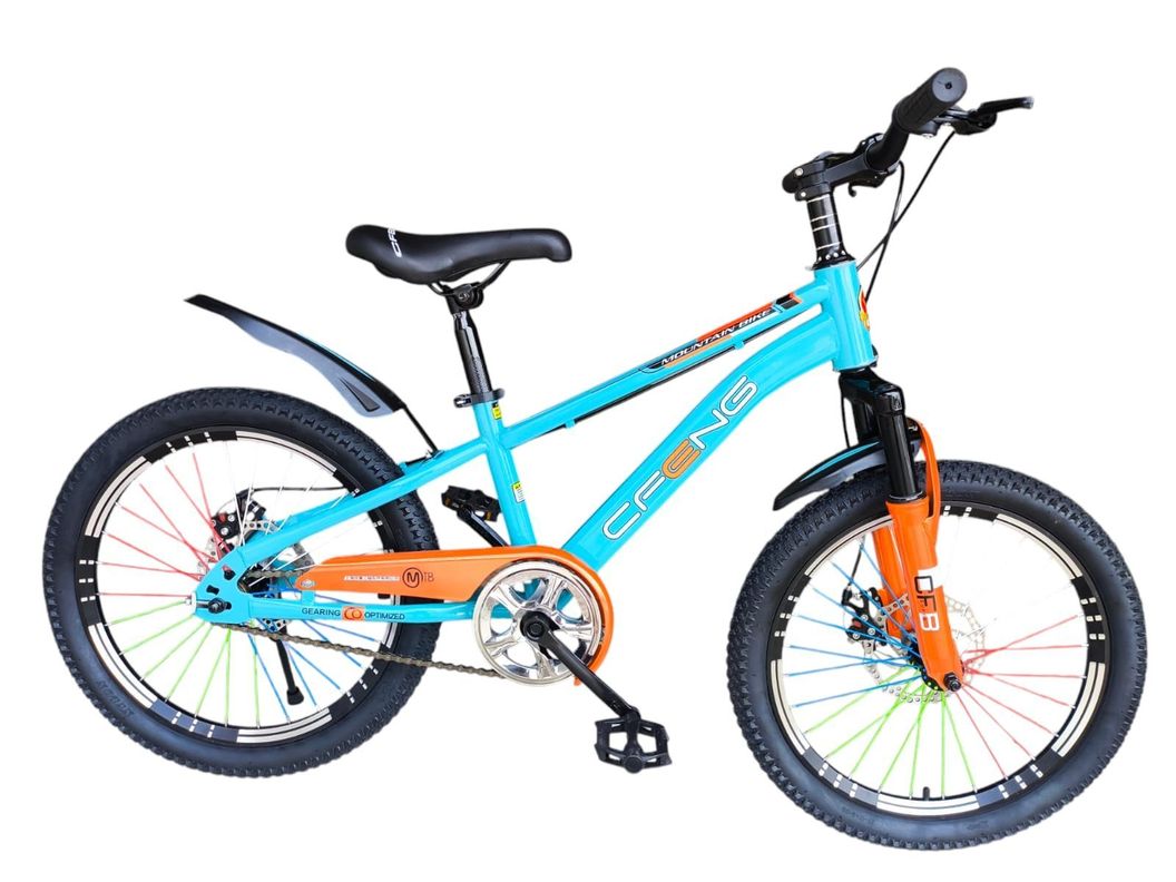 Bicicleta Aro 20  Cfeng Con Freno Disco Celeste-0