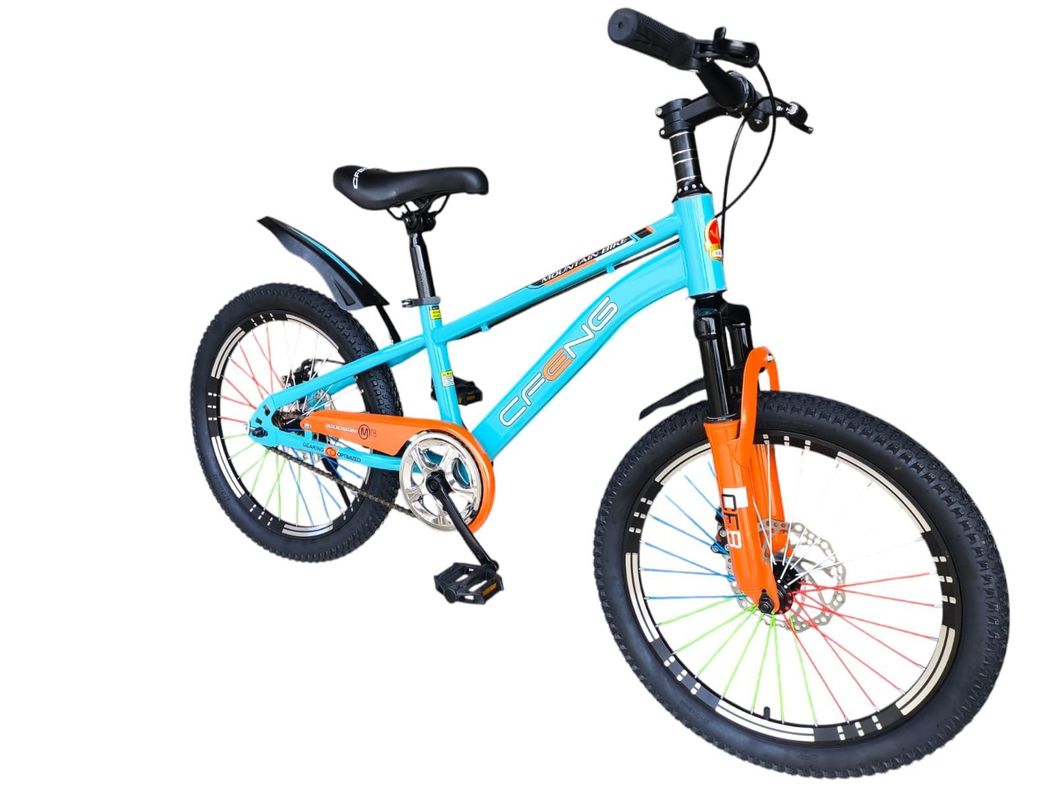 Bicicleta Aro 20  Cfeng Con Freno Disco Celeste-1