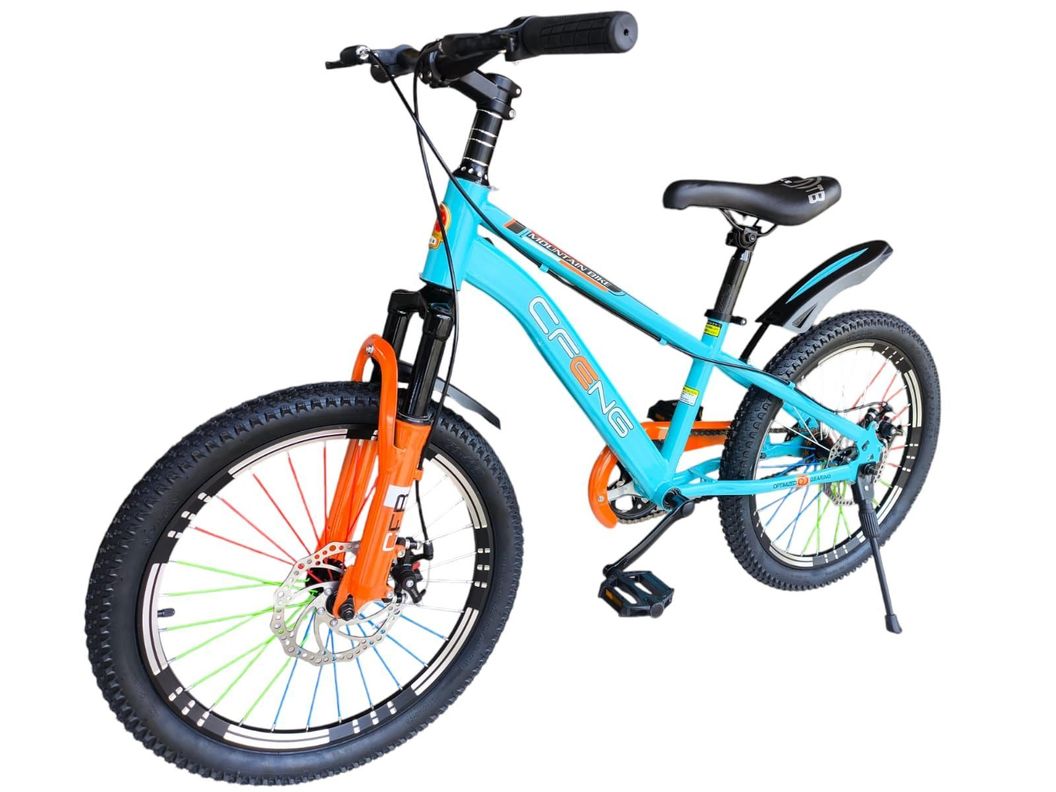Bicicleta Aro 20  Cfeng Con Freno Disco Celeste-2