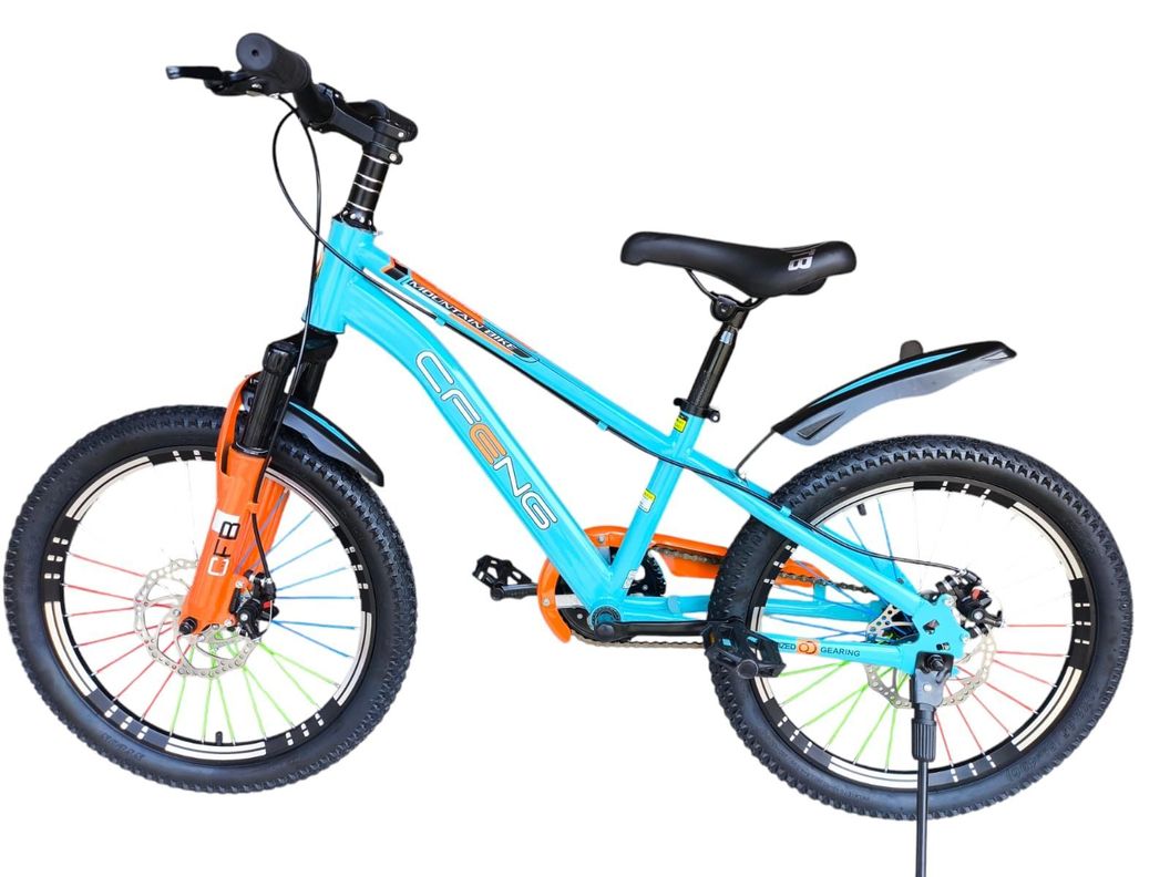 Bicicleta Aro 20  Cfeng Con Freno Disco Celeste-3