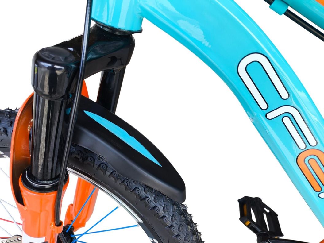 Bicicleta Aro 20  Cfeng Con Freno Disco Celeste-5